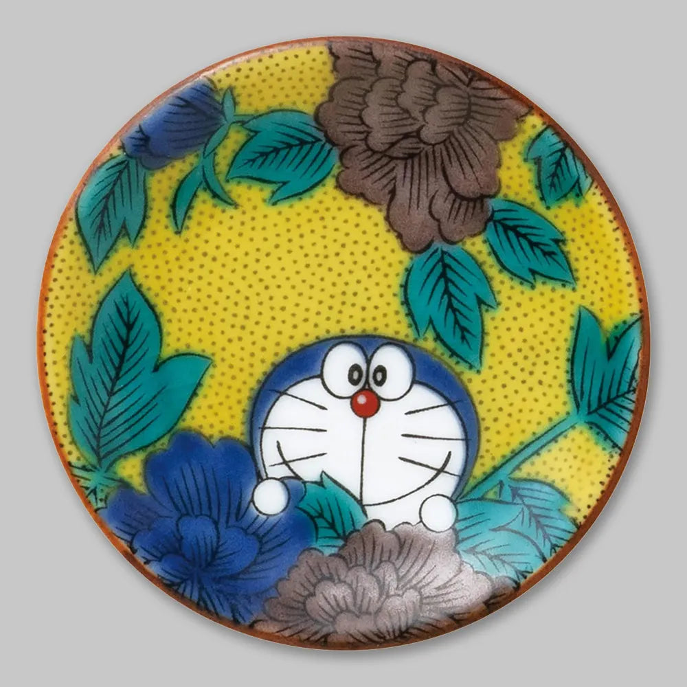 L231006 (預訂) 日本製 九谷燒 DORAEMON 一套五款小碟套裝 ; Doraemon small dishes set of 5