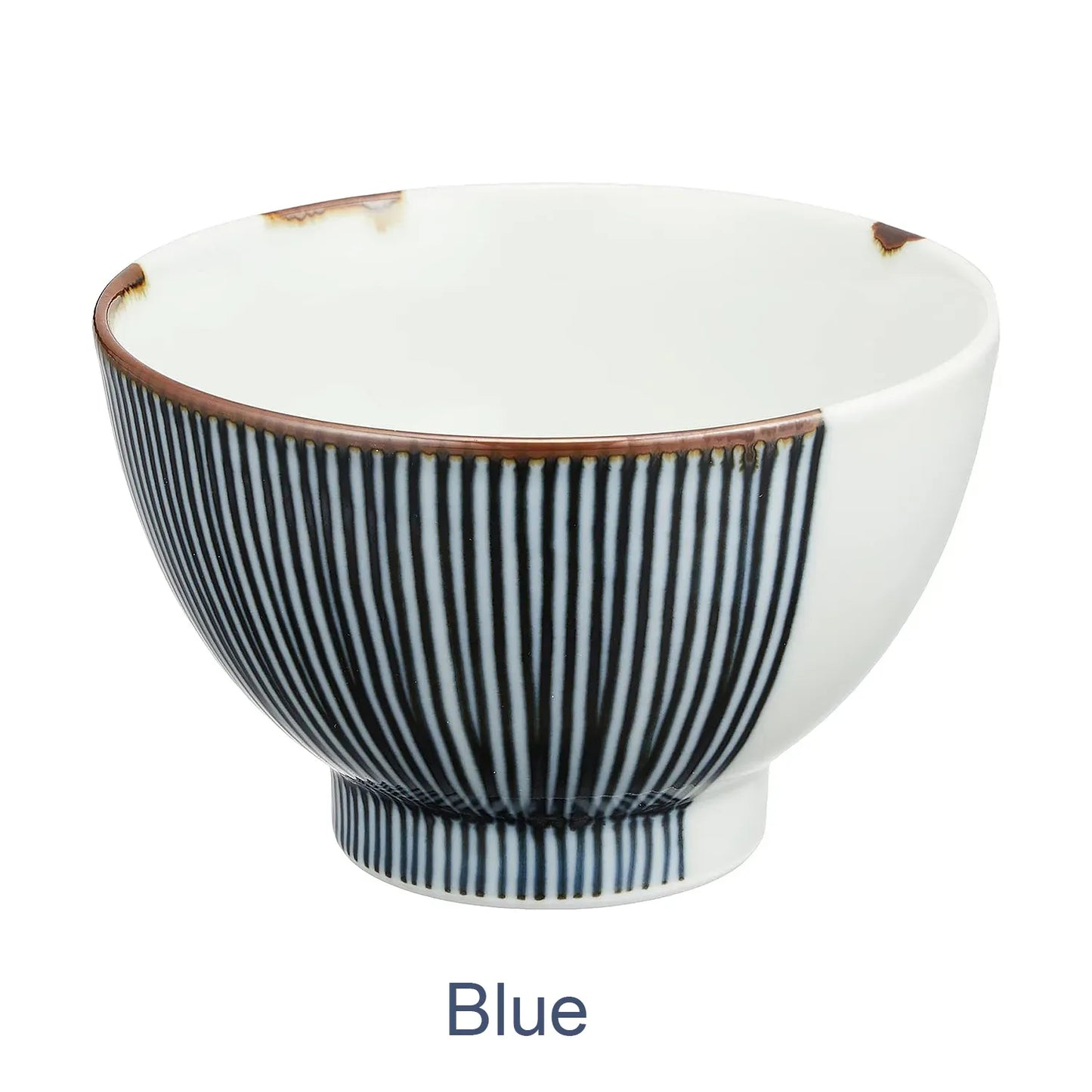 L240105 波佐見焼 和風間條陶瓷碗套裝 ; Striped line Japanese bowl set