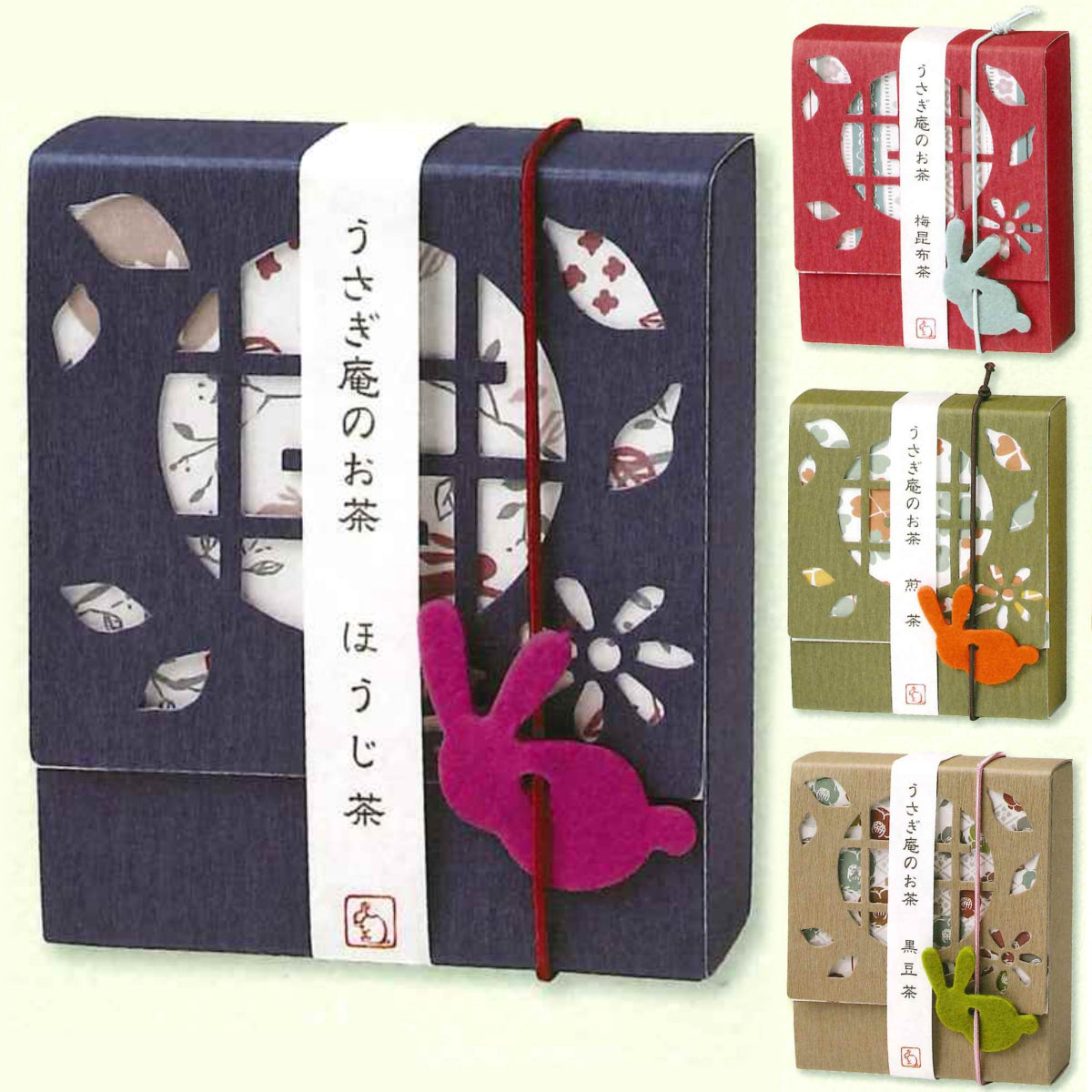 L230203 日本製 京都うさぎ庵名茶 (梅昆布茶) ; Kyoto tea bag in premium gift box (HK$40/box)