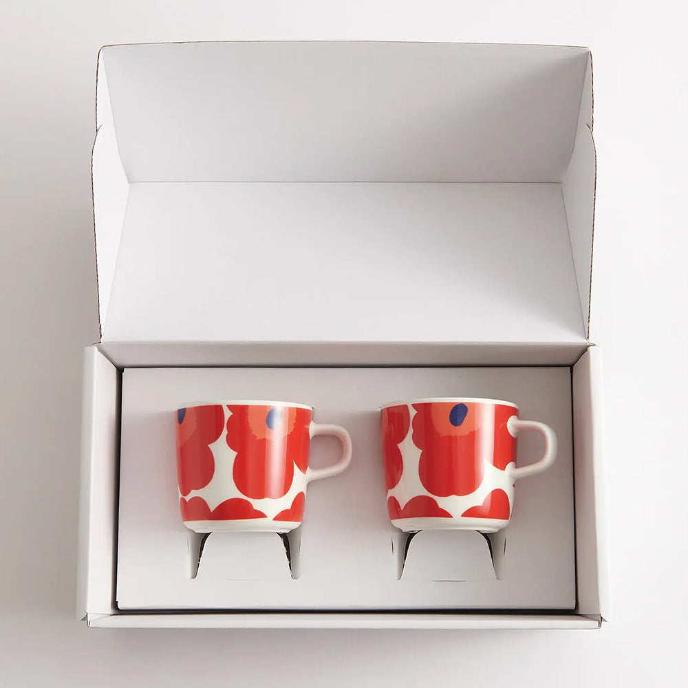 L2306-10 (預訂) marimeko “Unikko” 咖啡杯套裝 【網店限量版】; (Pre-order) marimeko "unikko" ceremic mug gift set