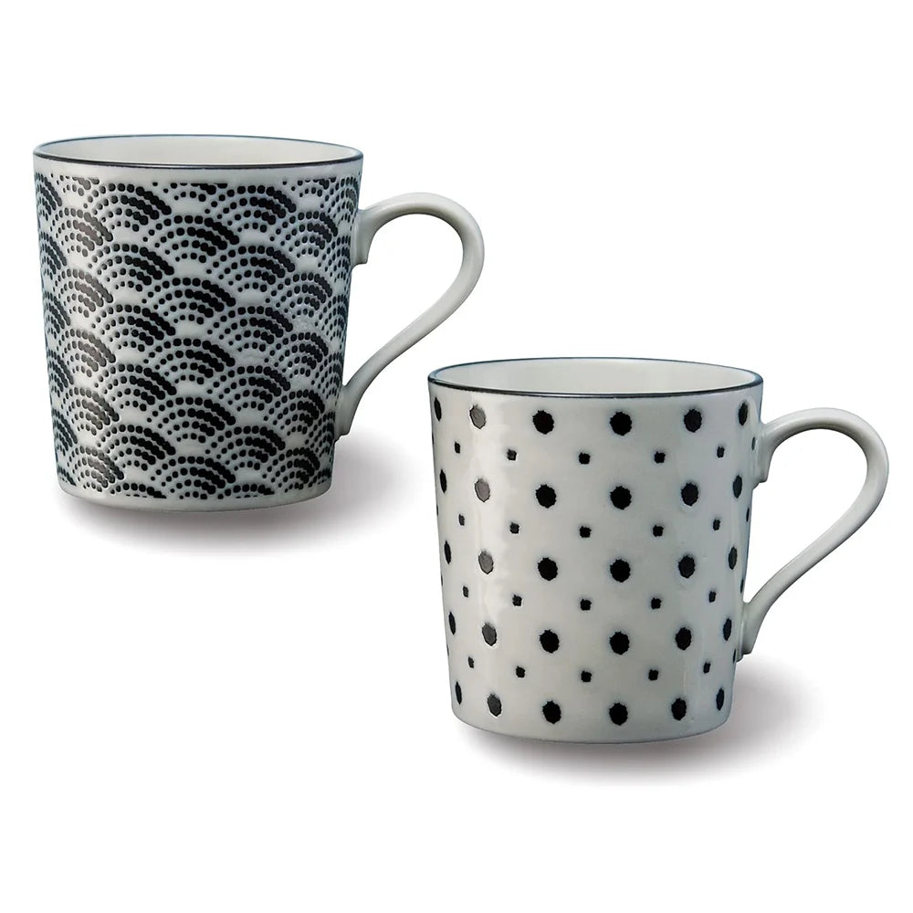 L240704 Japan MINO-YAKI Coffee Mug Set | 日本美濃焼對裝咖啡杯