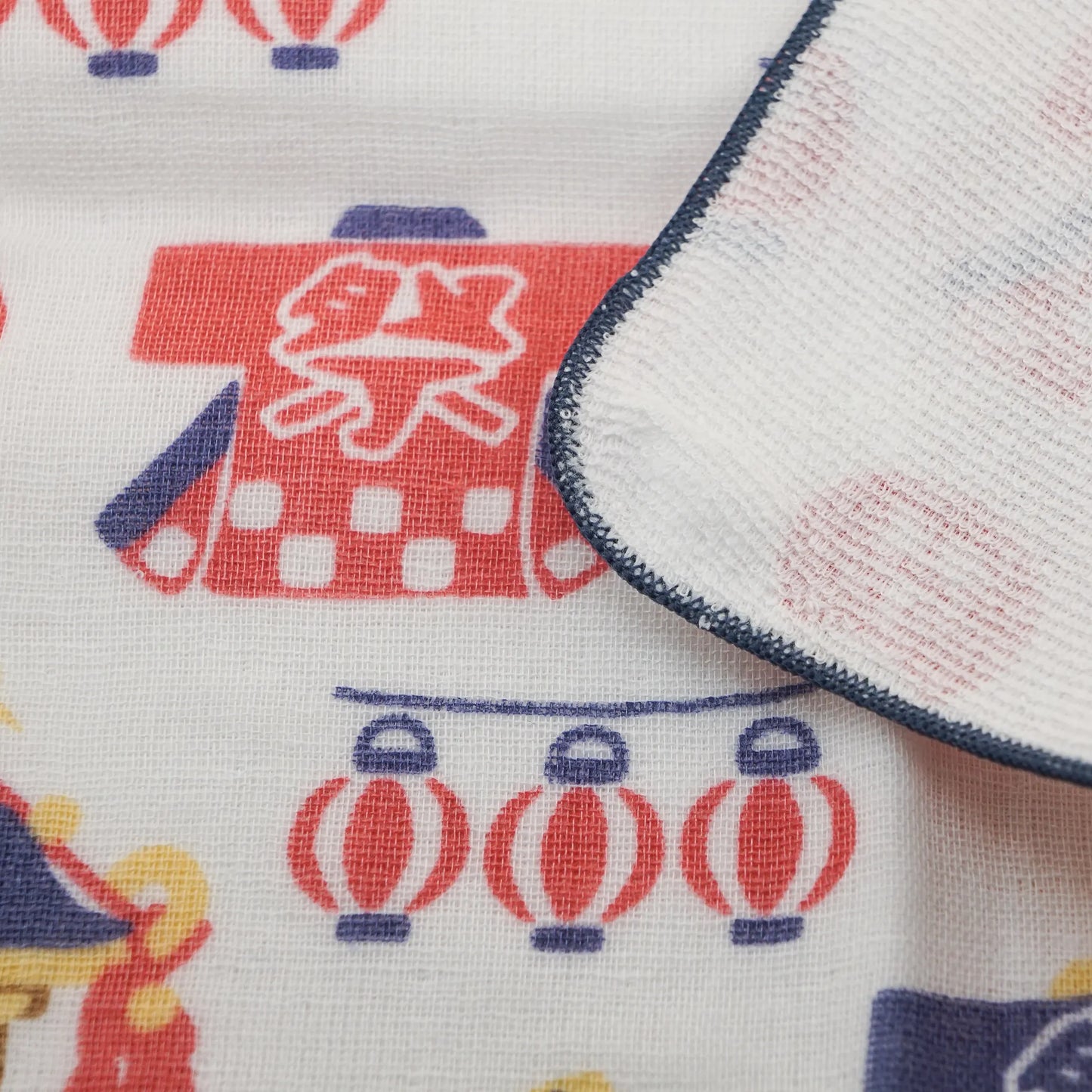L221044 (現貨) 日本製 GOOD DESIGN 受賞紗巾套裝 (和風祭典) ; GOOD DESIGN towel set in cultural festival theme