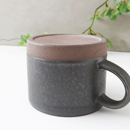 Japan MINO-YAKI two-tone coffee cup set 日本美濃焼雙色咖啡杯套裝