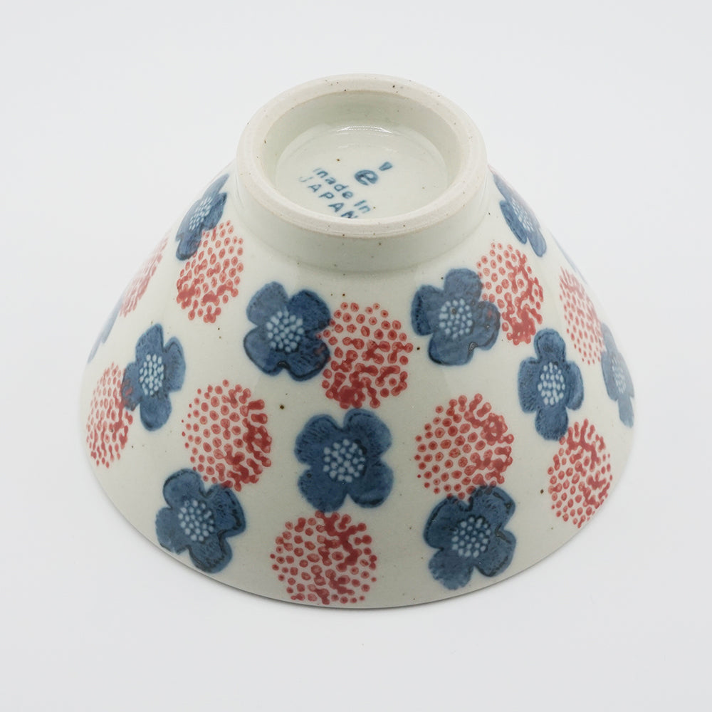 L2212-09 (預訂) 日本製 波佐見焼花舞圖案飯碗套裝