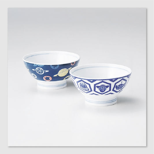 L2310-17  (預訂) 日本製 美濃燒TOY STORY 兩款飯碗套裝 ;  TOY STORY Mino-yaki ceramic bowl (set of 2)
