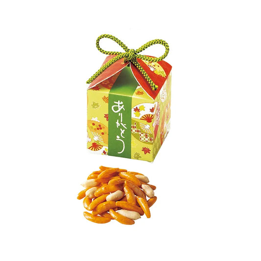 L240302  (預訂) 和風包裝「香脆刀豆花生」回禮小禮物 (HK$30/盒) ; Crispy snacks in traditional Japanese packing (HK$30/box)