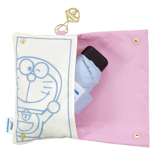 L2405-16  W.P.C x I’m Doraemon 隨意門折疊傘 (粉藍)