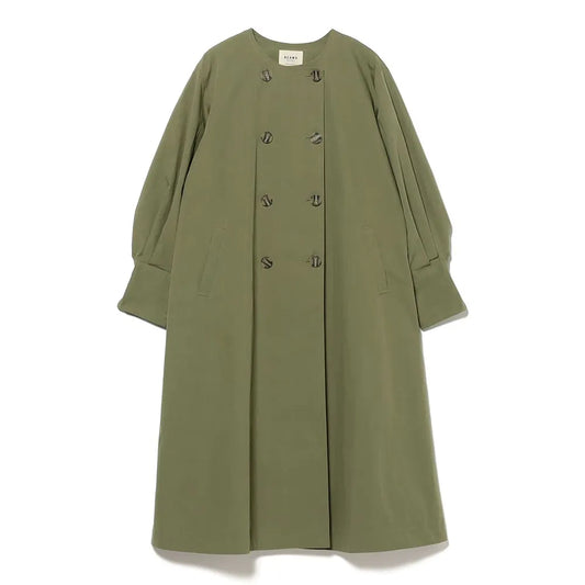 U260607 | BEAMS Heart Back Button Long Coat