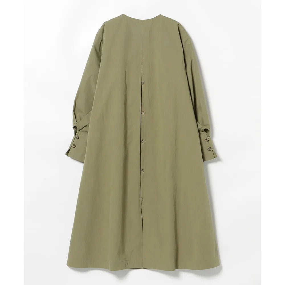 U260607 | BEAMS Heart Back Button Long Coat