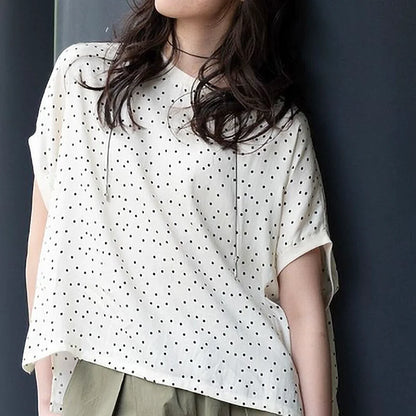 U260704 | Green Park Ribbed-Combo Blouse