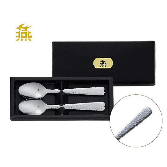 L230210 (預訂) 日本製「成雙成對」燕市精造匙羹（禮盒裝）(平均HK$38/套) ; Japanese-made “couple set” of spoons (HK$38/set)