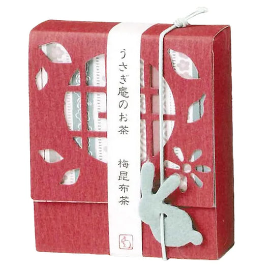 L230203 (預訂) 日本製 京都うさぎ庵名茶 (梅昆布茶) (平均HK$40/包) ; Kyoto tea bag in premium gift box (HK$40/pc)