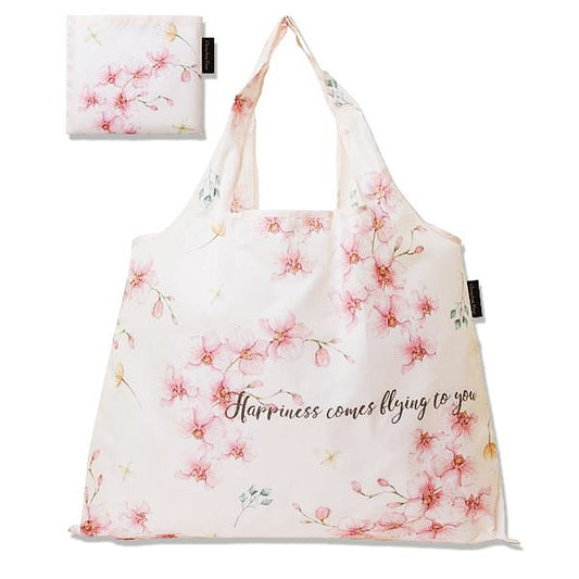 L2023-24  (預訂)「春櫻綻放」側揹環保購物袋 ; (Pre-order) BYOB in Sakura blossom design (L size)